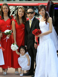 Annis Koh's wedding dress