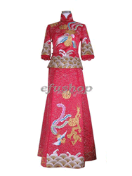 Embroidery cheongsam SQE94