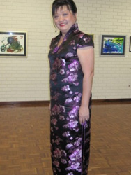 Cathy Chew's cheongsam