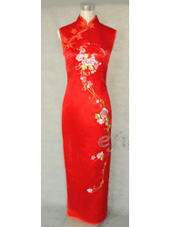 Embroidery cheongsam SQE100