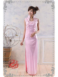 Pink cheongsam dress SMS37