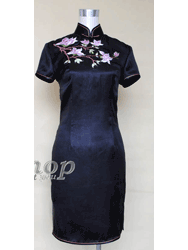 Embroidery cheongsam SQE104